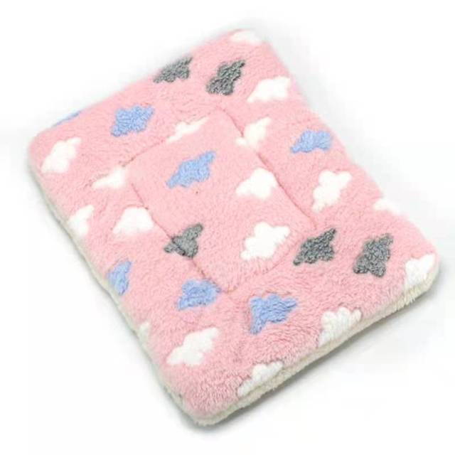 Dog Bed cama perro Pet Blanket Soft Thickened Fleece Pad Bed Mat For Puppy Dog Cat Sofa Cushion Home Rug Warm Sleeping Cover